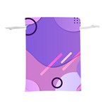 Colorful Labstract Wallpaper Theme Lightweight Drawstring Pouch (L) Front