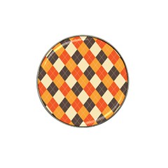 Halloween Argyle Pattern  Hat Clip Ball Marker by Safari