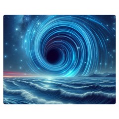 Astral Waveform Fantasy Premium Plush Fleece Blanket (medium) by Grandong