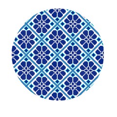 Illustration Of Ukrainian Folk Seamless Pattern Ornament Ethnic Ornament Mini Round Pill Box (pack Of 3) by Grandong