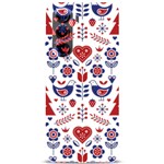Scandinavian Folk Seamless Pattern Samsung Galaxy S24 Plus 6.7 Inch Black TPU UV Case Front