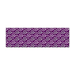 Violet White Pattern Sticker Bumper (100 Pack) by ytdream