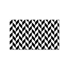 Black And White Pattern Sticker (rectangular) by ytdream