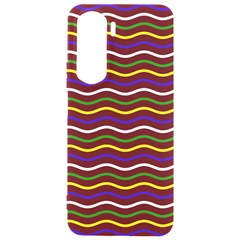 Multicolor Wave Pattern Samsung Galaxy S24 Plus 6 7 Inch Black Tpu Uv Case by ytdream