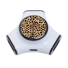 Leopard Skin Pattern 3-port Usb Hub by Bedest