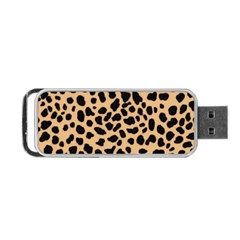 Leopard Skin Pattern Portable Usb Flash (one Side) by Bedest