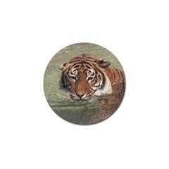 Swimming Tiger Golf Ball Marker by ExtraAwesomeSauce