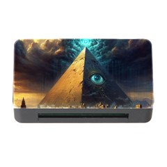 Mystic Blue Pyramid Art Memory Card Reader With Cf by ExtraAwesomeSauce