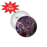Abstract Molecular Space Art 1.75  Buttons (10 pack) Front