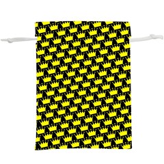 Royalty Inspired Crown Pattern Lightweight Drawstring Pouch (xl) by ExtraAwesomeSauce