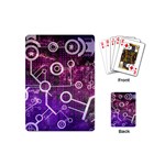 Cosmic Network Geometric Art Playing Cards Single Design (Mini) Back