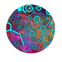 Abstract Tech Galaxy Design Mini Round Pill Box (pack Of 3) by ExtraAwesomeSauce