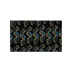 Multicolored Dna Strand Art Sticker Rectangular (100 Pack) by ExtraAwesomeSauce