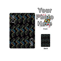 Multicolored Dna Strand Art Playing Cards 54 Designs (mini) by ExtraAwesomeSauce