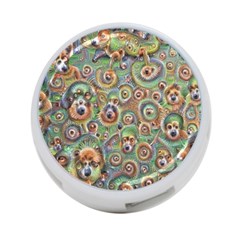 Surreal Abstract Early Ai Art 4-port Usb Hub (one Side) by ExtraAwesomeSauce