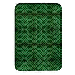 Green Diamond Grid Pattern Rectangular Glass Fridge Magnet (4 Pack) by ExtraAwesomeSauce