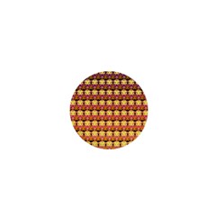 Gradient Lion Head Pattern 1  Mini Buttons by ExtraAwesomeSauce