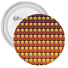 Gradient Lion Head Pattern 3  Buttons by ExtraAwesomeSauce
