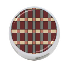 Modern Art Geometric Pattern In Red Hues 4-port Usb Hub (one Side) by ExtraAwesomeSauce