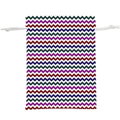 Chevron Pattern Lightweight Drawstring Pouch (xl) by ytdream