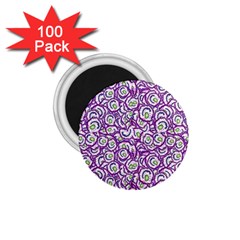 Funny Bacterias Drawing Motif Random Pattern 1 75  Magnets (100 Pack)  by dflcprintsclothing