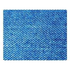 Blue Denim Jeans Like Premium Plush Fleece Blanket (large) by ConteMonfrey