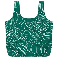 Tropical Green Monstera  Full Print Recycle Bag (xl) by ConteMonfrey