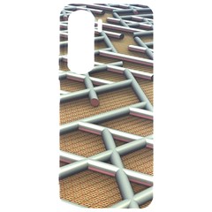 0118 F Expression Of Structure Large Samsung Galaxy S24 Plus 6 7 Inch Black Tpu Uv Case by geonetique
