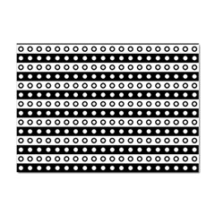 Black And White Circles Pattern Sticker A4 (100 Pack) by ytdream