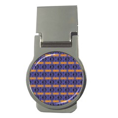 Bitcoin Logo Pattern Money Clips (round)  by ExtraAwesomeSauce