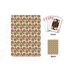 Colorful Bitcoin Pattern Playing Cards Single Design (mini) by ExtraAwesomeSauce