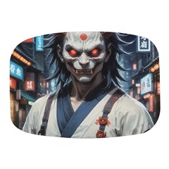Demon Samurai Mini Square Pill Box by AwesomeSauce