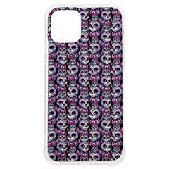 Sugar Skull Cat Pattern Iphone 12/12 Pro Tpu Uv Print Case by ExtraAwesomeSauce