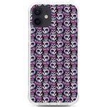 Sugar Skull Cat Pattern iPhone 12/12 Pro TPU UV Print Case Front