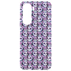 Sugar Skull Cat Pattern Samsung Galaxy S24 Plus 6 7 Inch Black Tpu Uv Case by ExtraAwesomeSauce