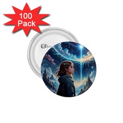 Enchanting Fantasy Night Sky Scene 1 75  Buttons (100 Pack)  by ExtraAwesomeSauce