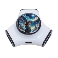 Enchanting Fantasy Night Sky Scene 3-port Usb Hub by ExtraAwesomeSauce