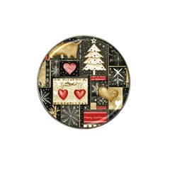 Christmas Reindeer Hat Clip Ball Marker (10 Pack) by Posterlux