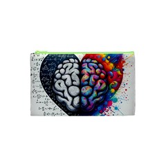 Brain Heart Math Cosmetic Bag (xs) by Salmanaz77