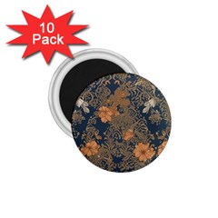 Seamless Pattern Patterns Leaves Vintage 1 75  Magnets (10 Pack)  by Paksenen