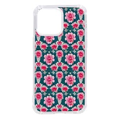 Retro 1880s Flowers Pattern 22 Iphone 14 Pro Max Tpu Uv Print Case by violetheavensky