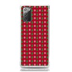 Snowflake Christmas Tree Pattern Samsung Galaxy Note 20 TPU UV Case Front