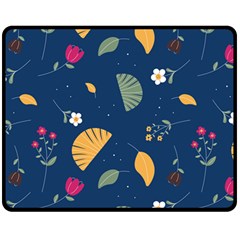 Cute Korean Pattern Two Sides Fleece Blanket (medium) by designsbymallika