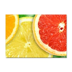 Fruit, Lemon Sticker A4 (100 Pack) by kyorashop23