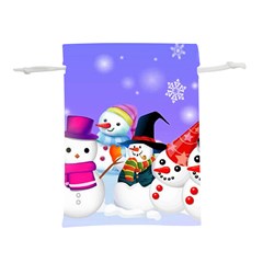 Let s Have Fun With Snowmen Lightweight Drawstring Pouch (m) by kyorashop23