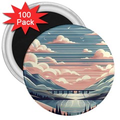 Artwork Painting Sculpture Nature 3  Magnets (100 Pack) by Salmanaz77