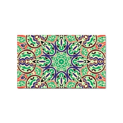 Cold Colors Mandala   Sticker (rectangular) by ConteMonfrey