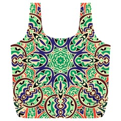 Cold Colors Mandala   Full Print Recycle Bag (xxl) by ConteMonfrey
