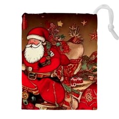 Christmas Art Drawstring Pouch (4xl) by myclothy