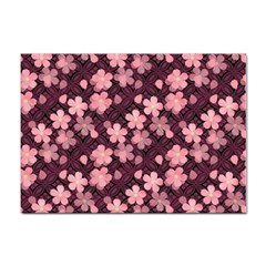 Cherry Blossoms Japanese Sticker A4 (10 Pack) by HermanTelo